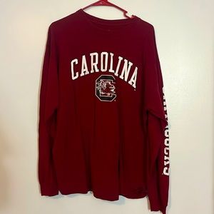 University of South Carolina long sleeve XL maroon color.